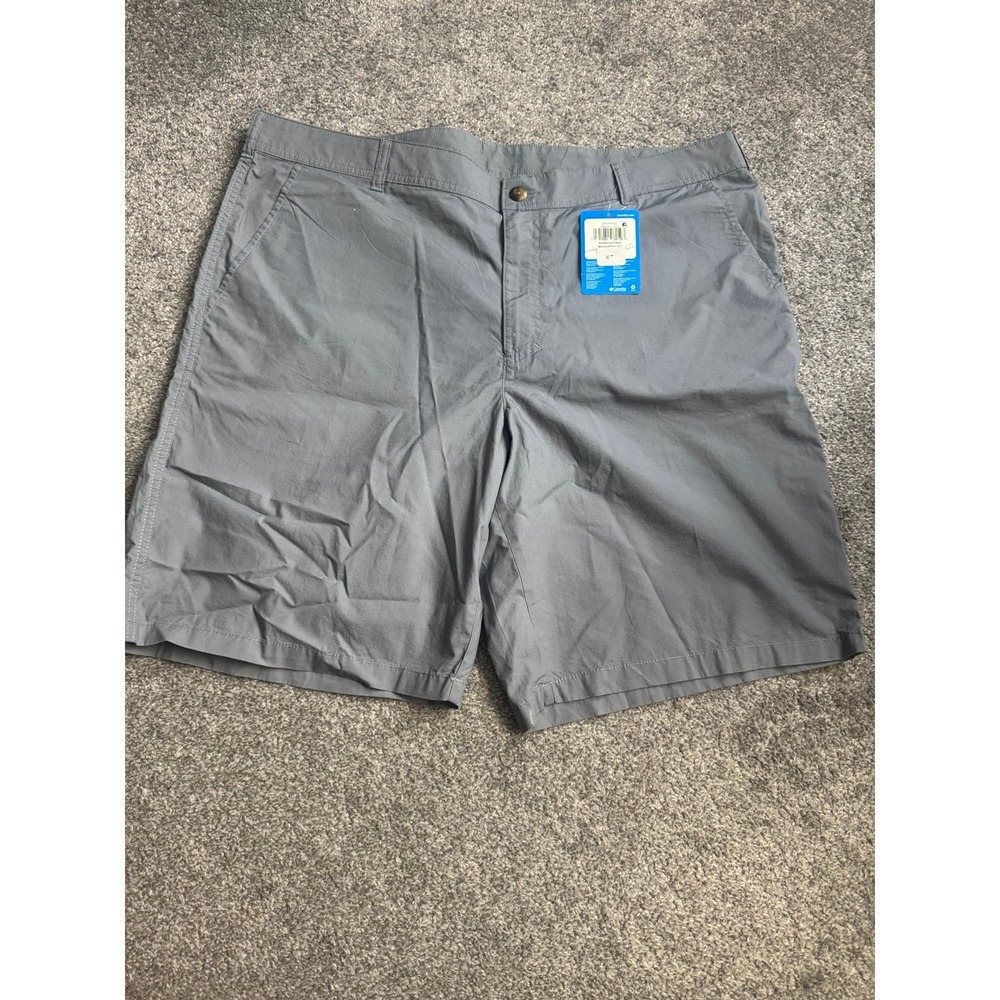 Columbia Washed Out Shorts Mens 40W 10 Inseam Grey Regular Fit New With Tags